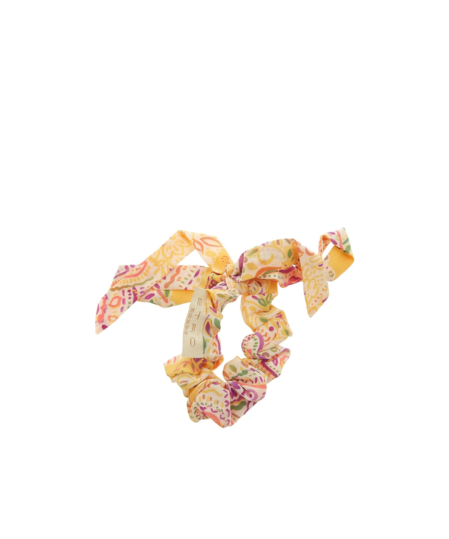 Etro Logo Hair Accessories In Yellow