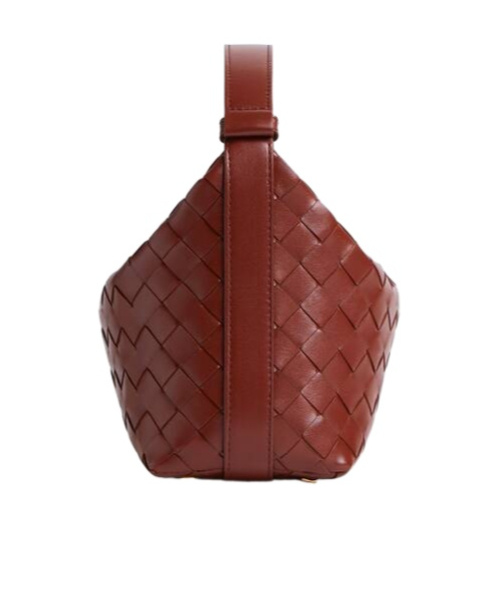 Bottega Veneta Small Wallace Top-handle Bag In Red