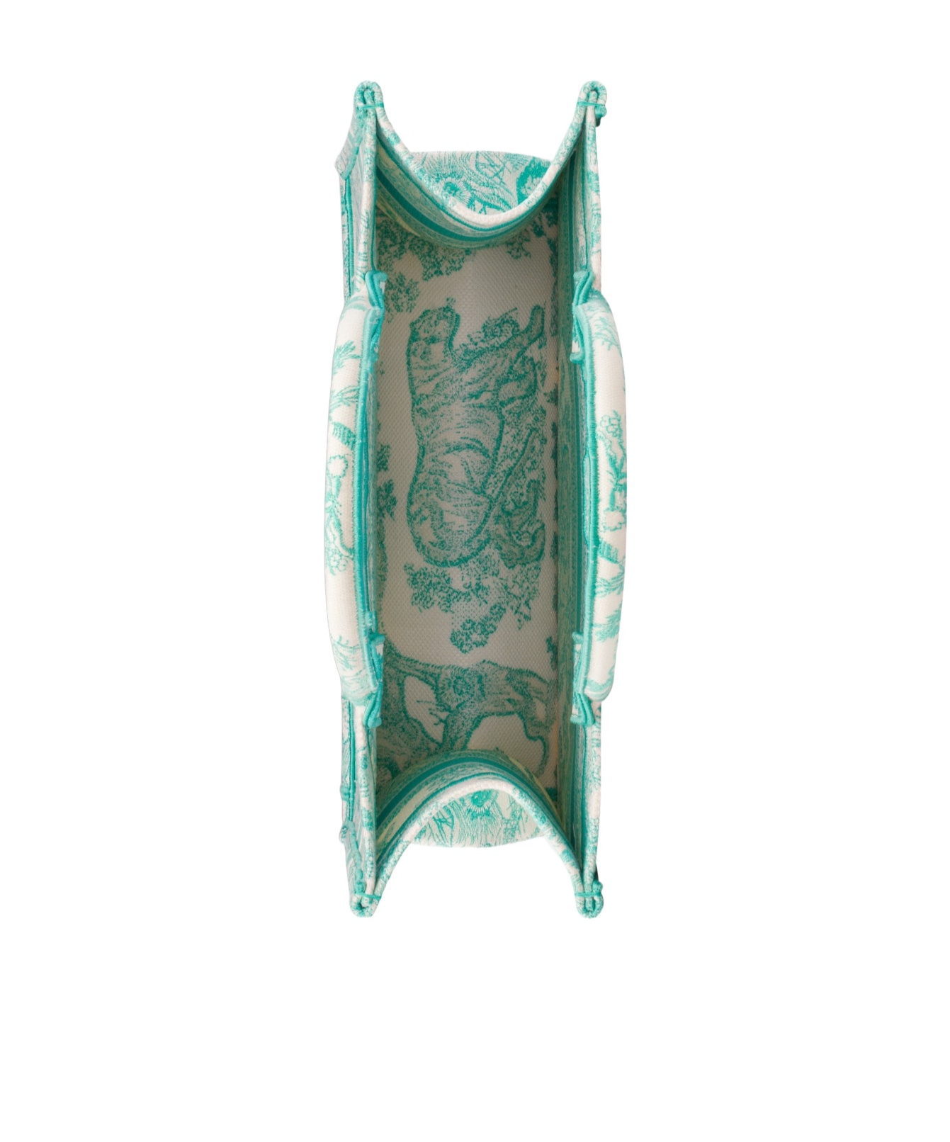 Dior Medium Book Tote Handbag In Green