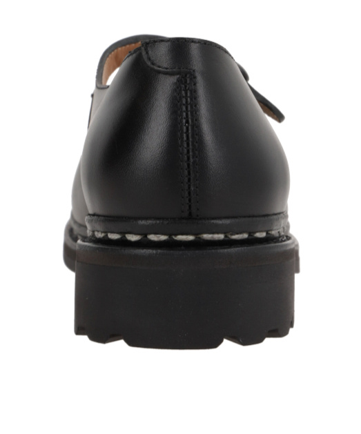 Shop Comme Des Garçons Round Head Mary Jane Shoes In Black