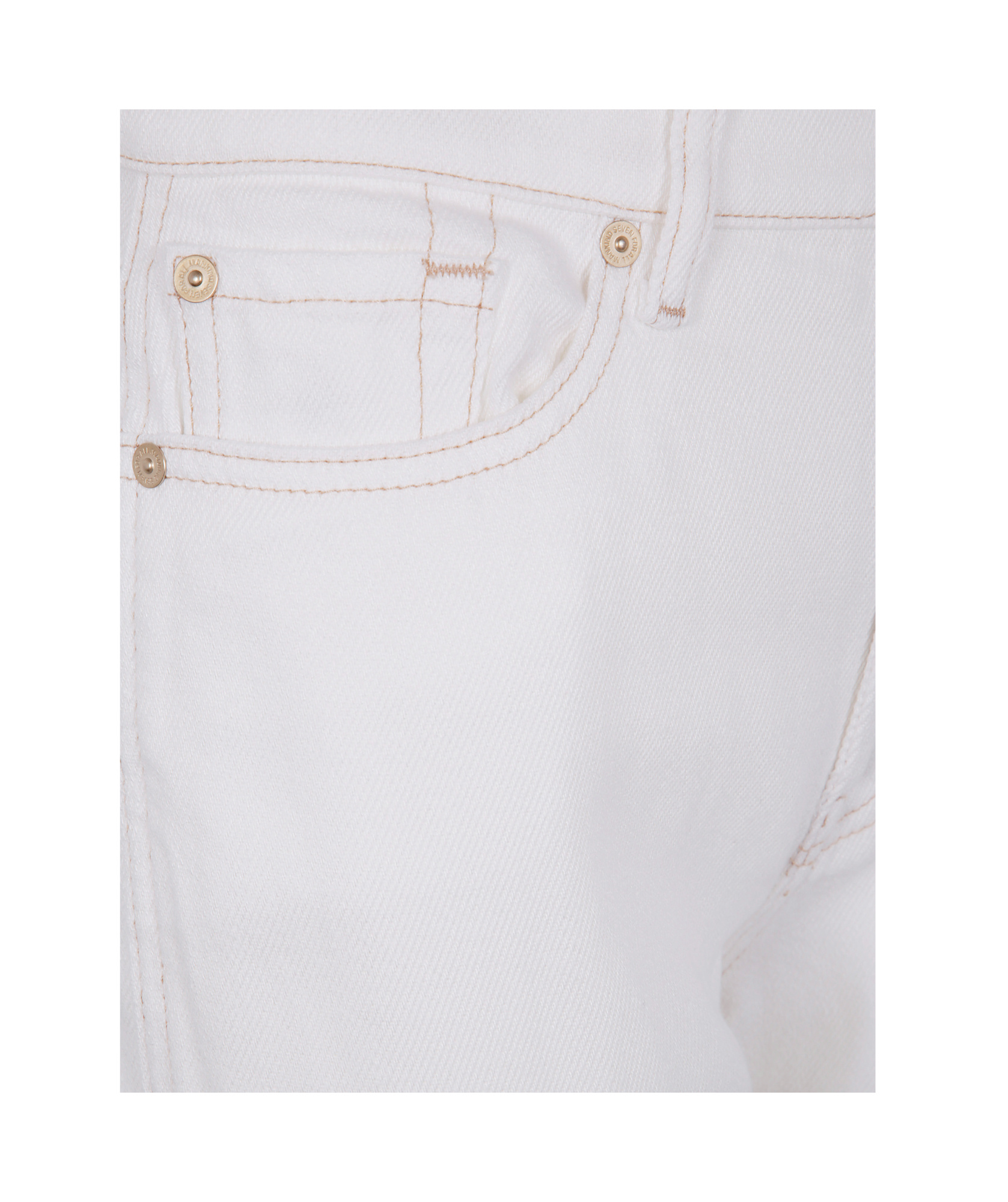 Shop 7 For All Mankind High-waist Jeans In White