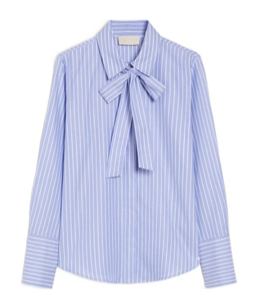 Iblues Striped Long-sleeve Shirt In Black