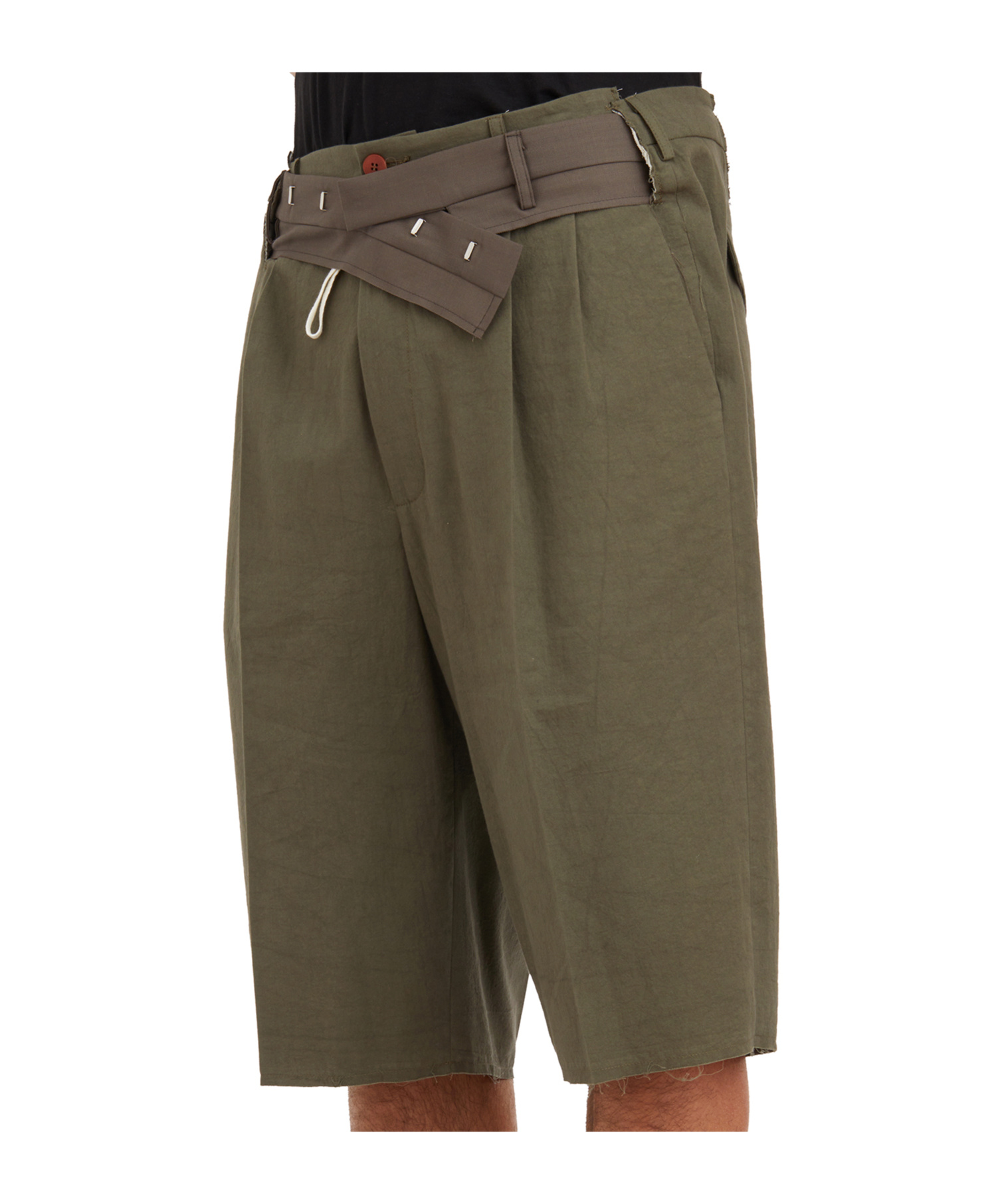 Magliano Belt-loop Shorts In Brown