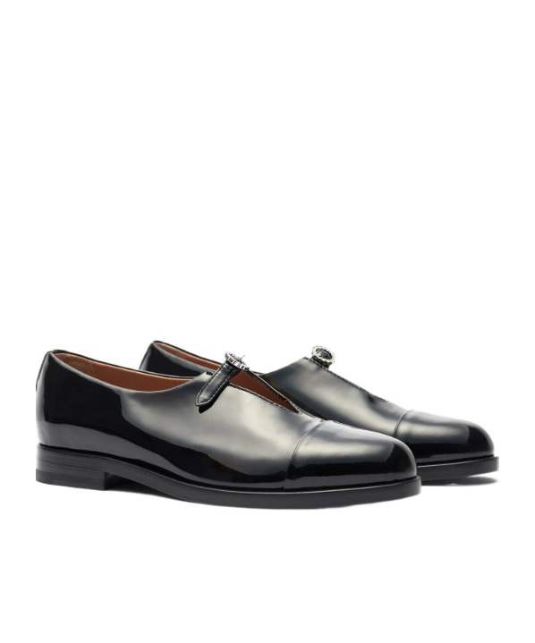 Scarosso Vittoria Monk Strap Shoes In Black