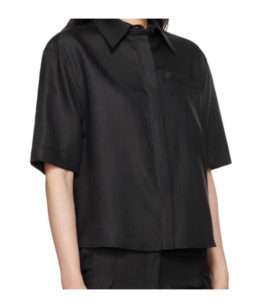 Loulou De Saison Idana Shirt In Black