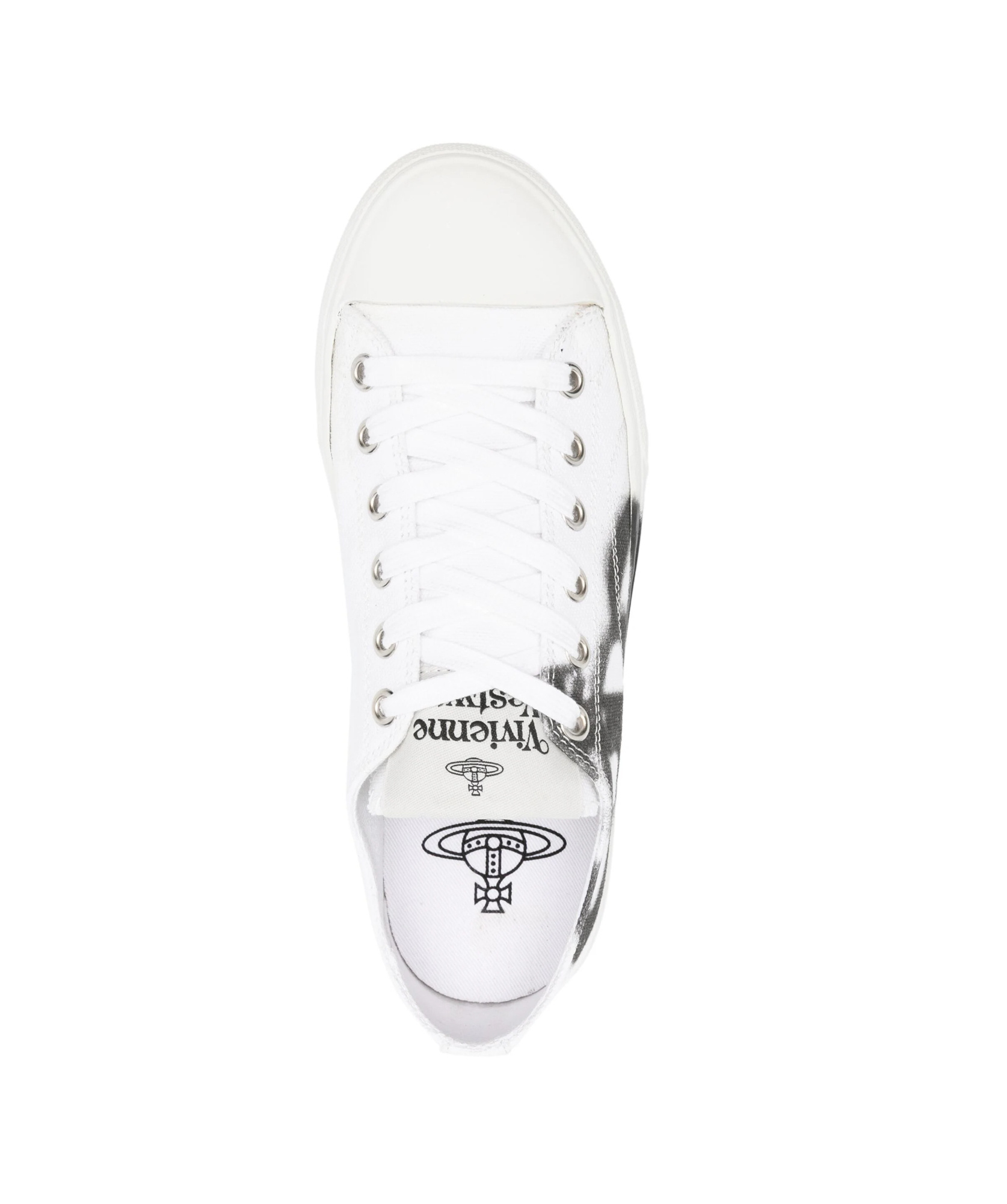 Vivienne Westwood Plimsoll 2.0 Canvas Sneakers In White
