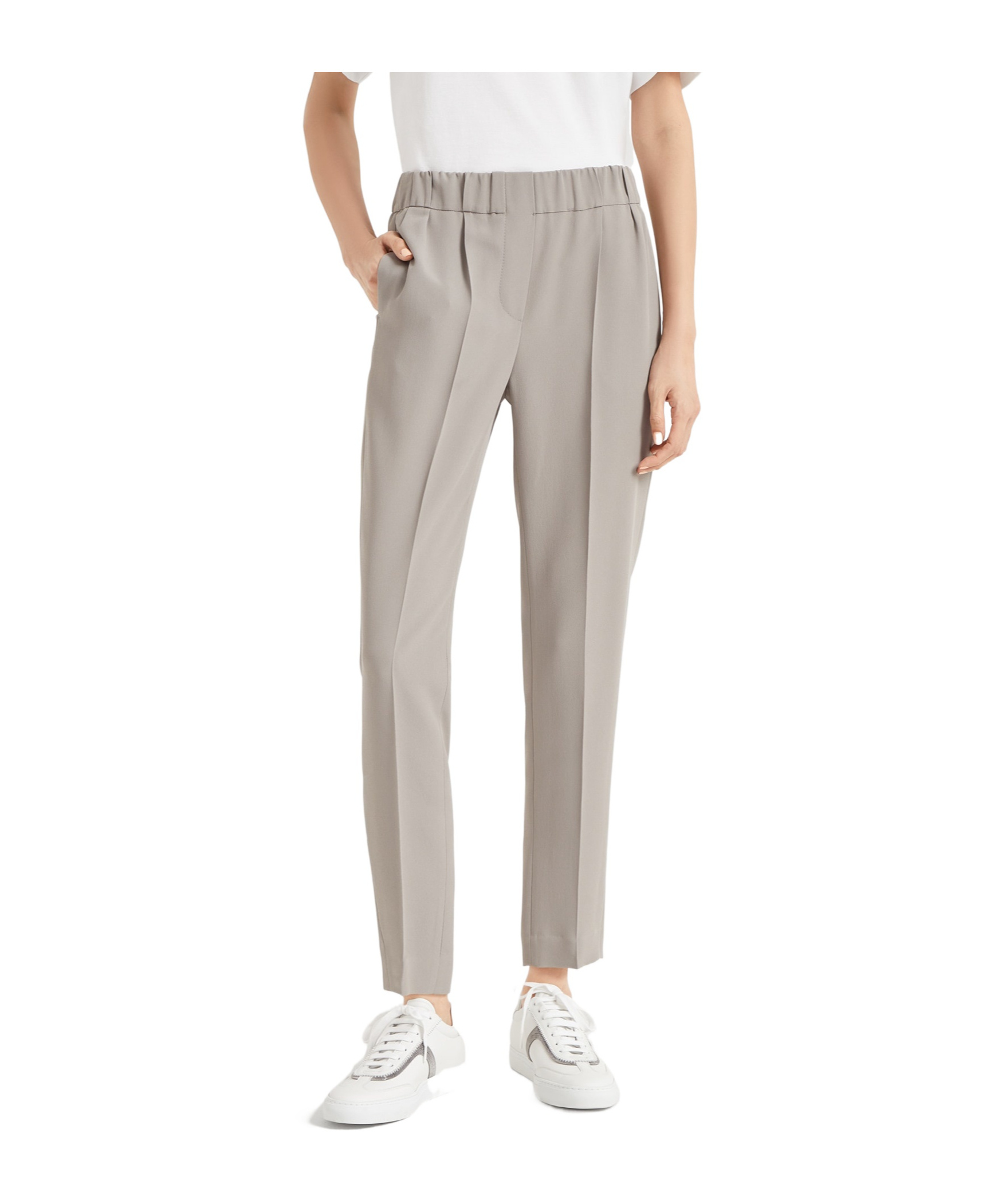 Brunello Cucinelli Pants Woman Color Sand In Nude