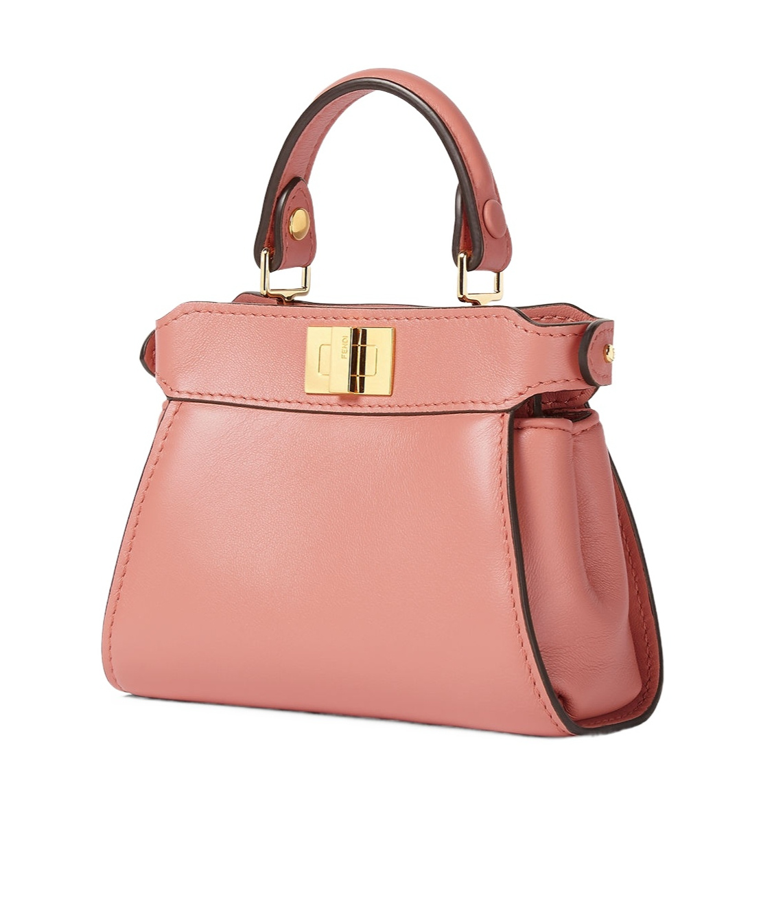 Fendi Nano Peekaboo Top-handle Mini Bag In Pink