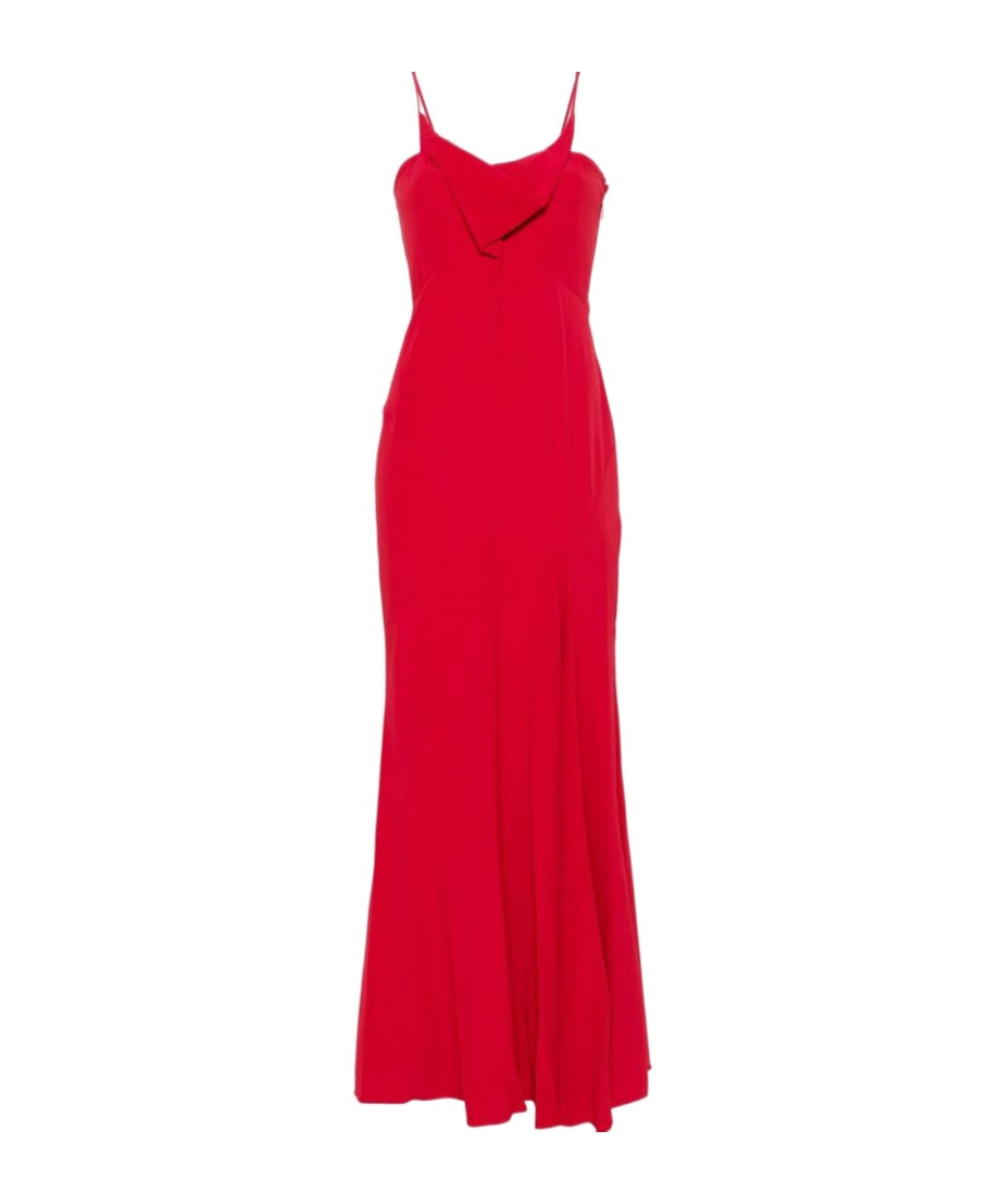 Isabel Marant Long Suspender Dress In Red