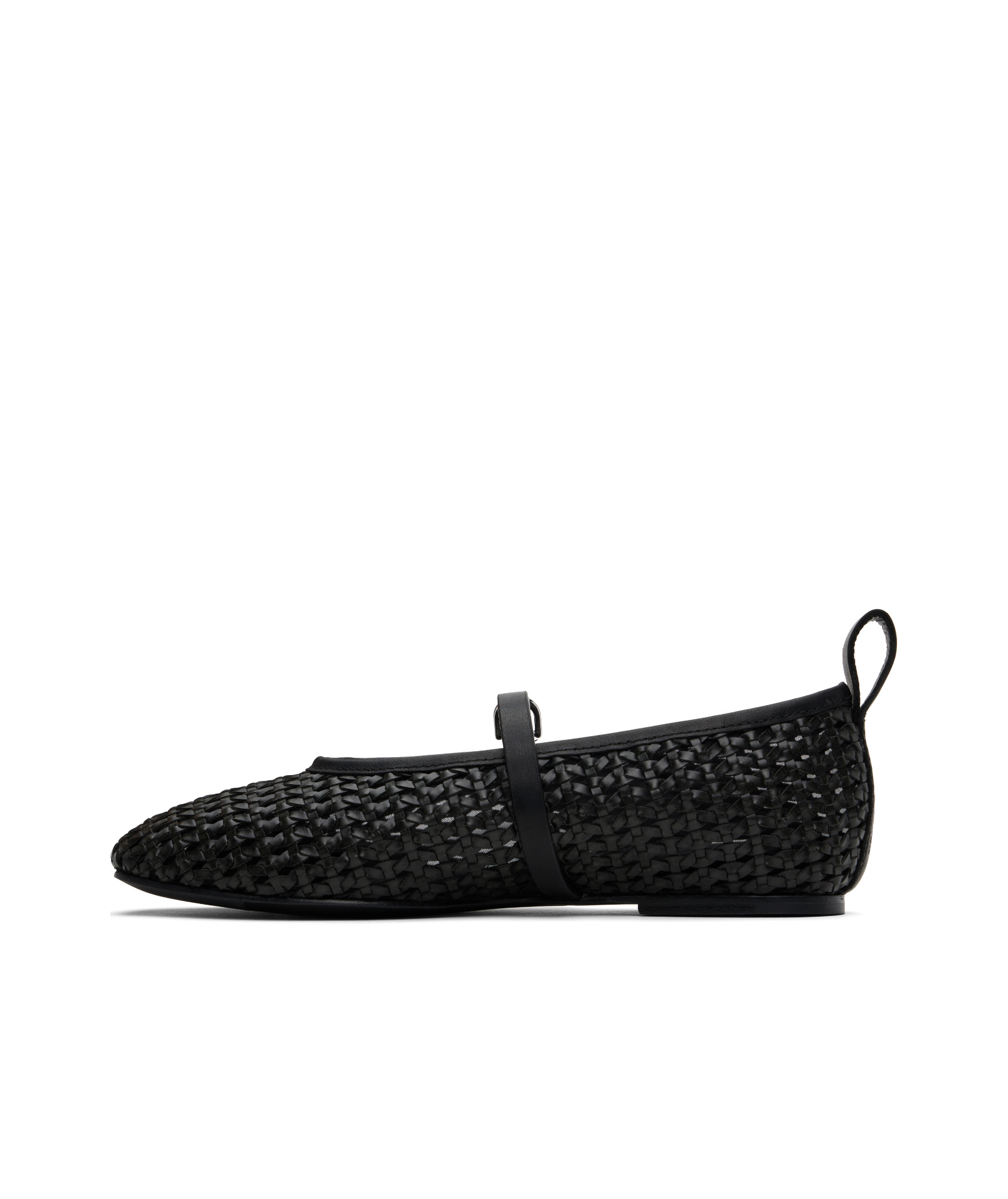 Rag & Bone Square Toe Mary Janes In Black