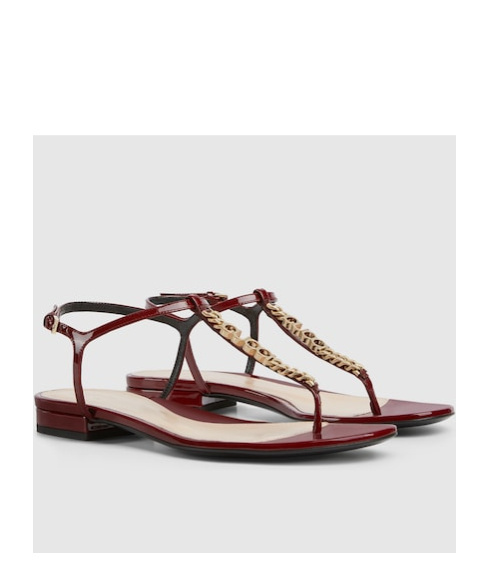 Gucci Signoria Flip-flops Flat Sandals In Brown