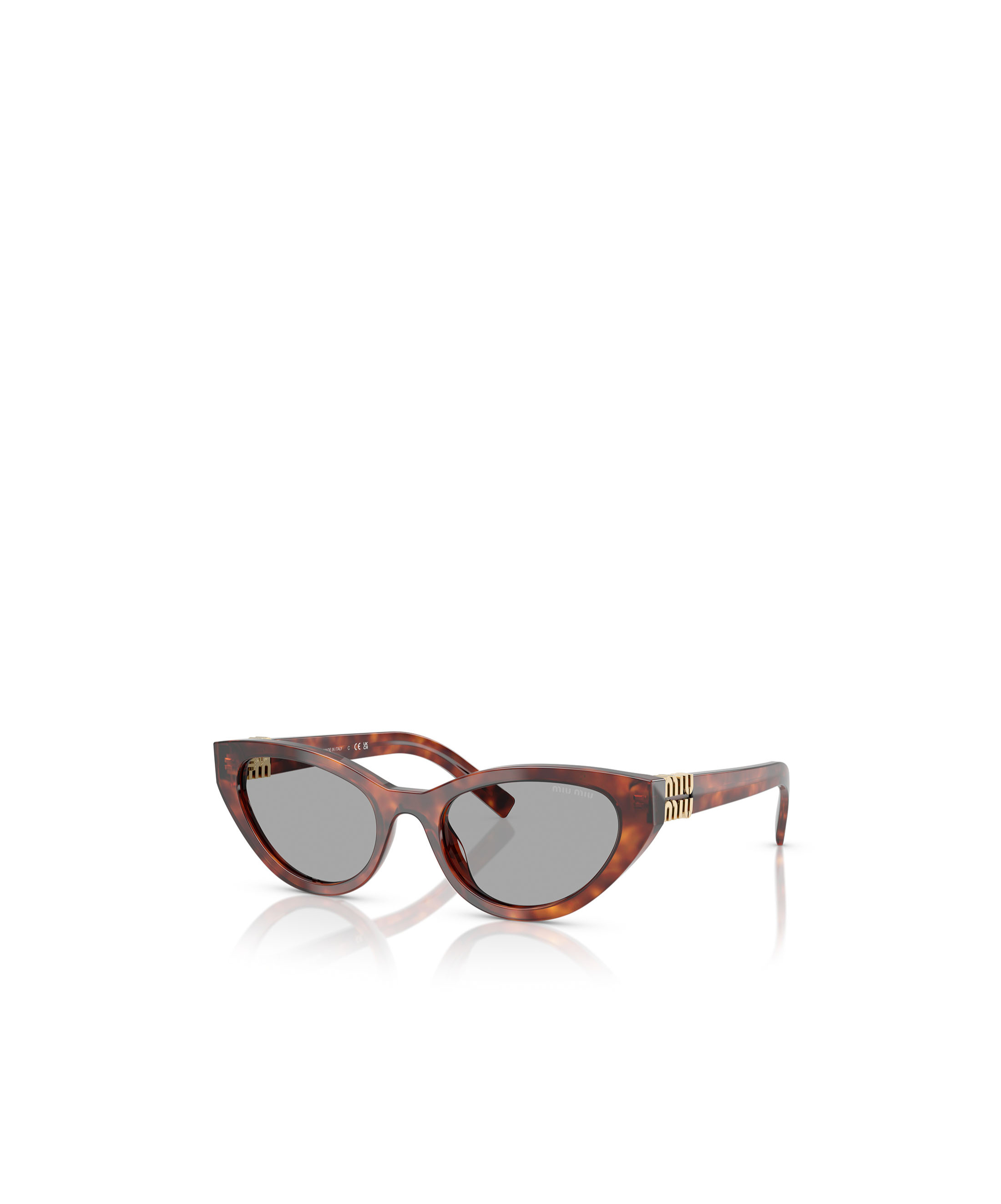 Miu Miu Full Frame Sunglasses In Gray