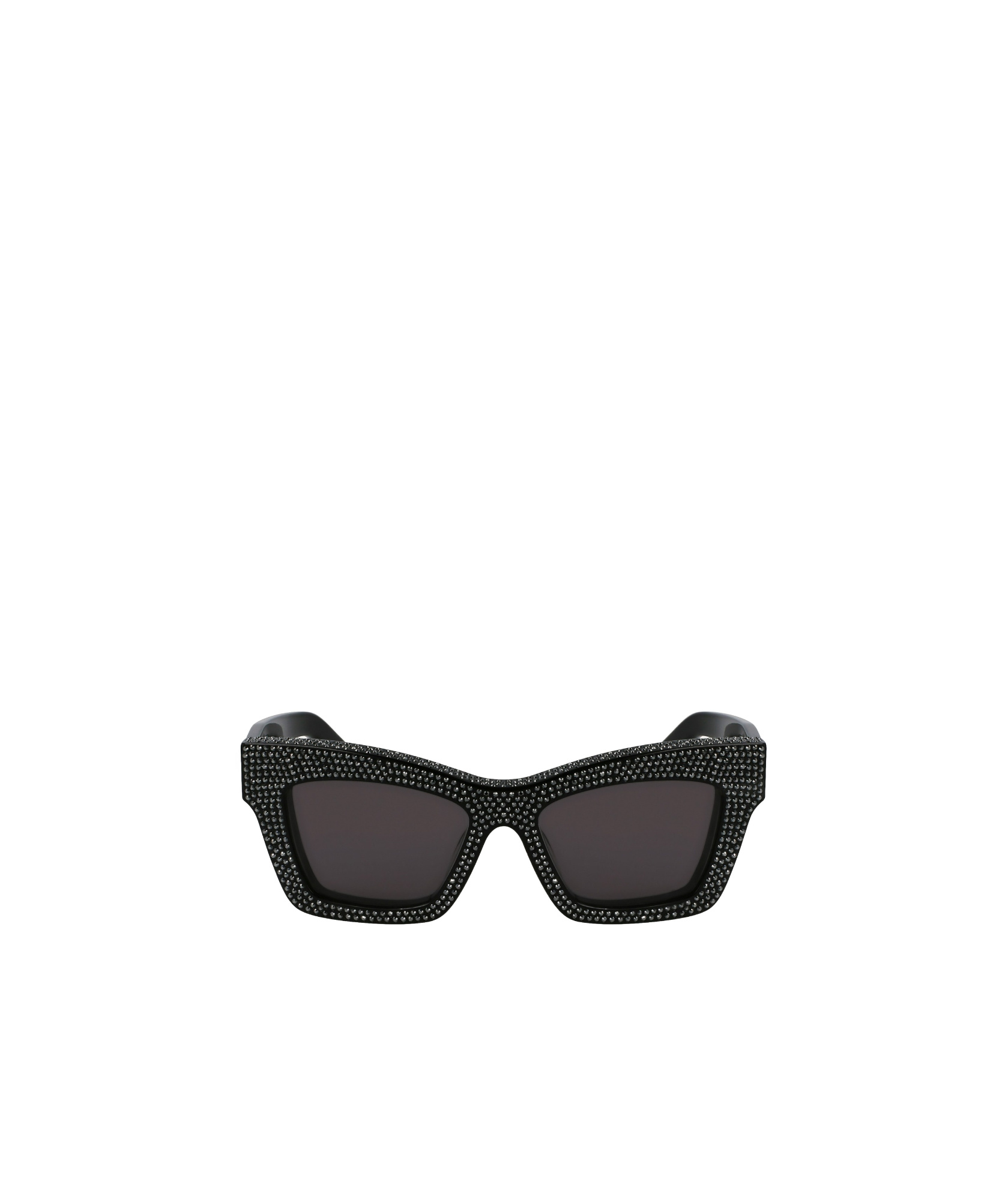 Ferragamo Geometric Frame Sunglasses In Black