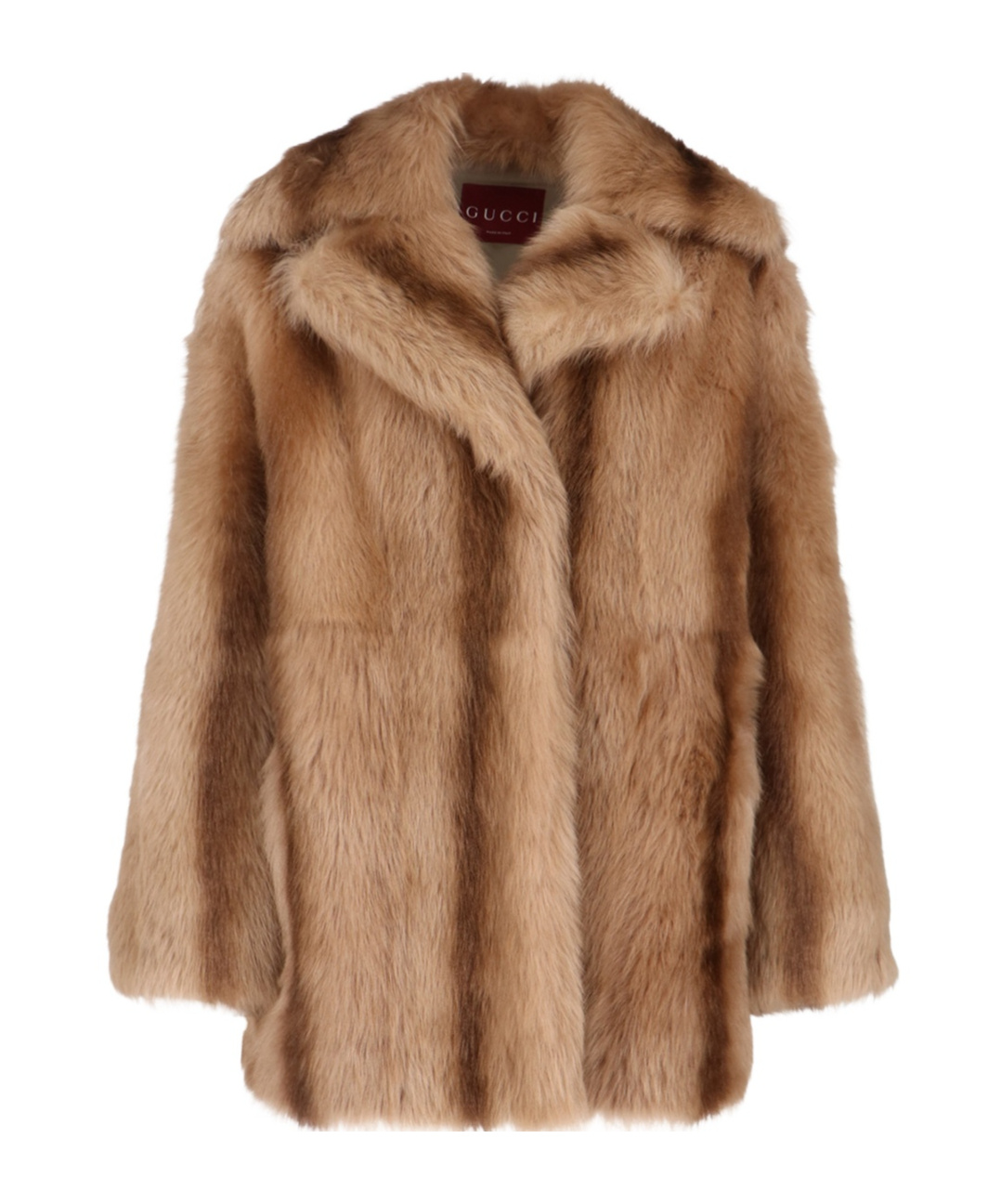 Gucci Oversized Sheepskin Fur In Blue