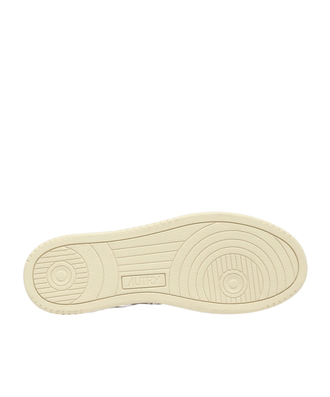 Autry Medalist Sneakers In White Leather With Brown Suede In White