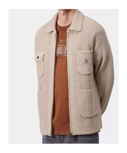 Carhartt Chore Knit Jacket In Neutral
