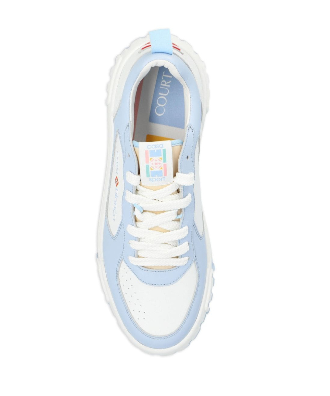 Casablanca Lace-up Low-cut Casual Shoes In White