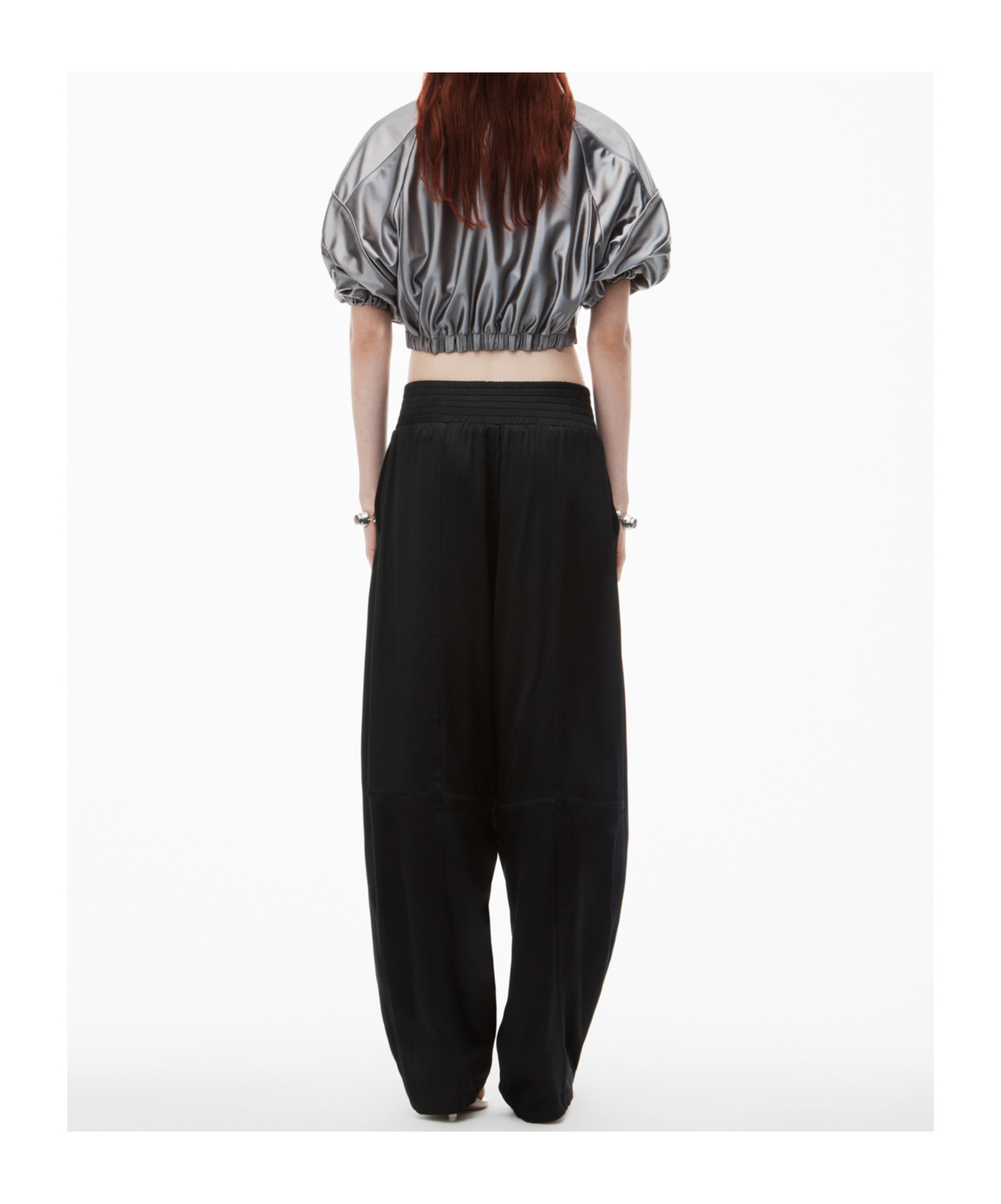 Alexander Wang Elasticated Balloon Pants In Black
