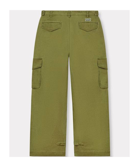 Kenzo Belt Loops Slacks In Green