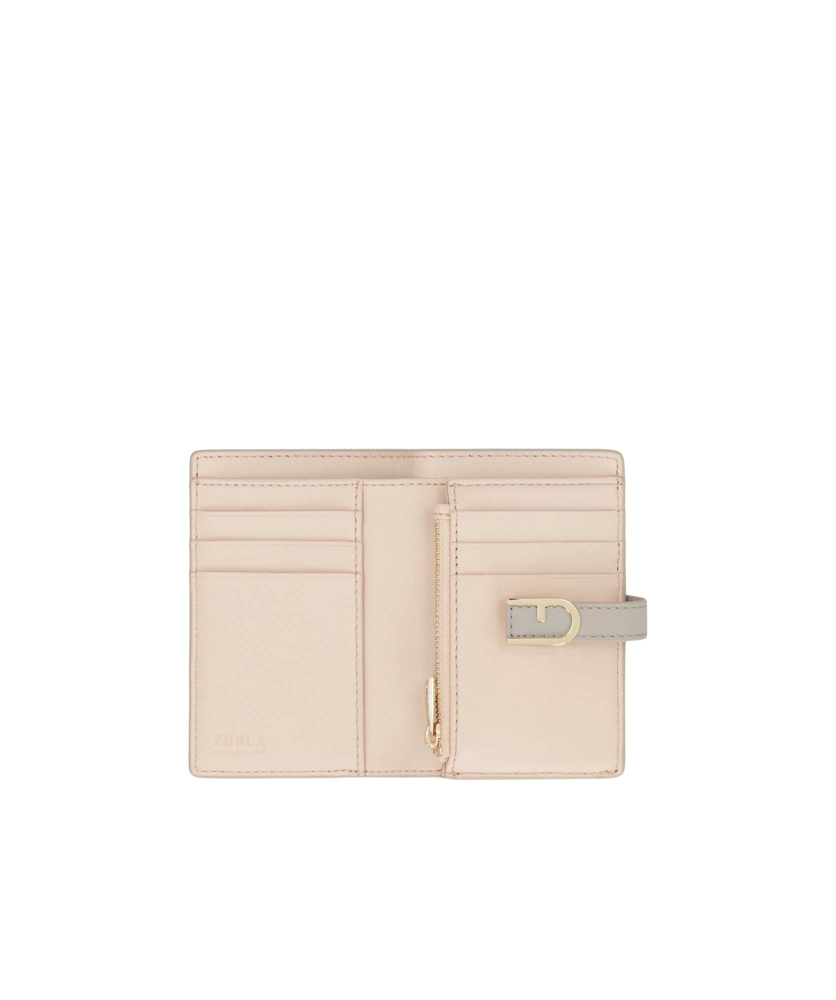 Furla Double-fold Wallet In Gray