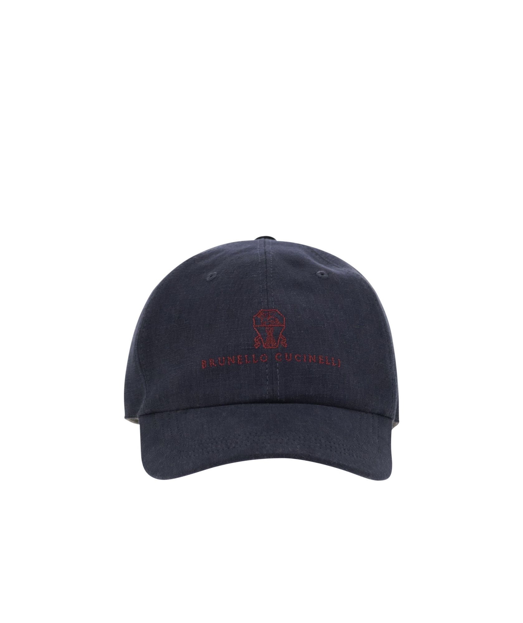 Brunello Cucinelli Embroidery Baseball Cap In Black