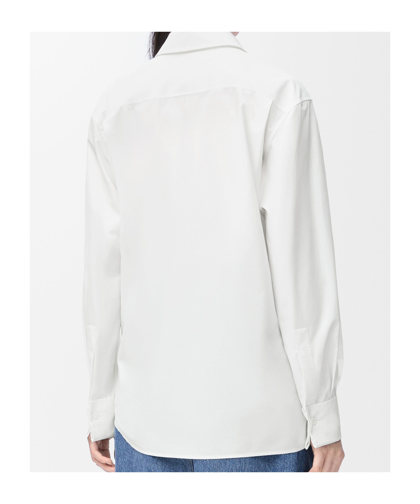 Loewe Long-sleeved Shirt In White