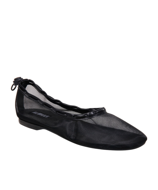 Shop Alohas Gill Mesh Ballerinas In Black