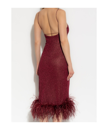 Oseree Oséree Dresses In Burgundy