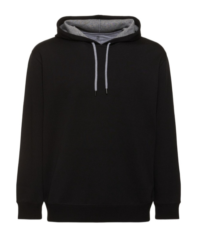 Brunello Cucinelli Long Sleeved Drawstring Hoodie