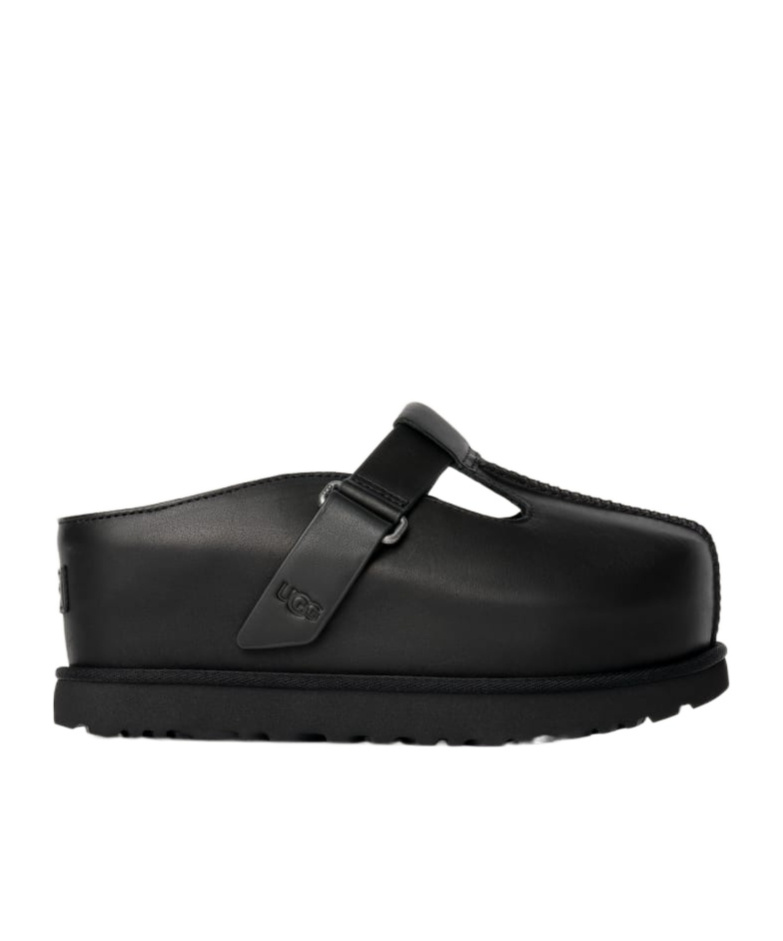 Ugg Thick-soled Muller Shoes In Black