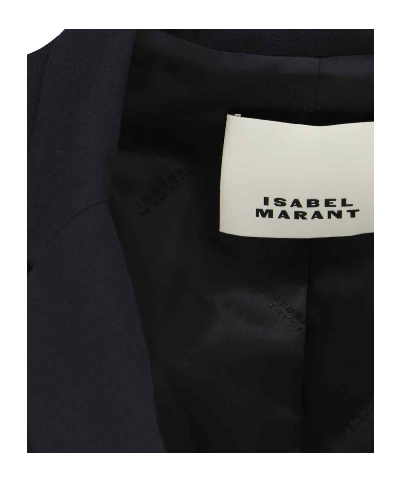 Isabel Marant Black Triacetate Blend Blazer In Black