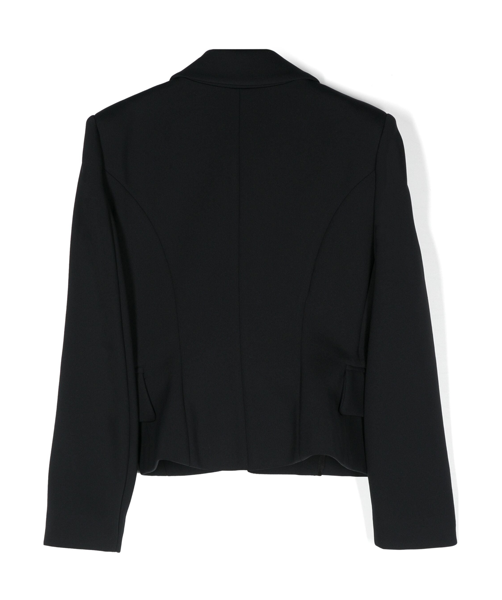 Shop Balmain Double-breasted Blazer In Black