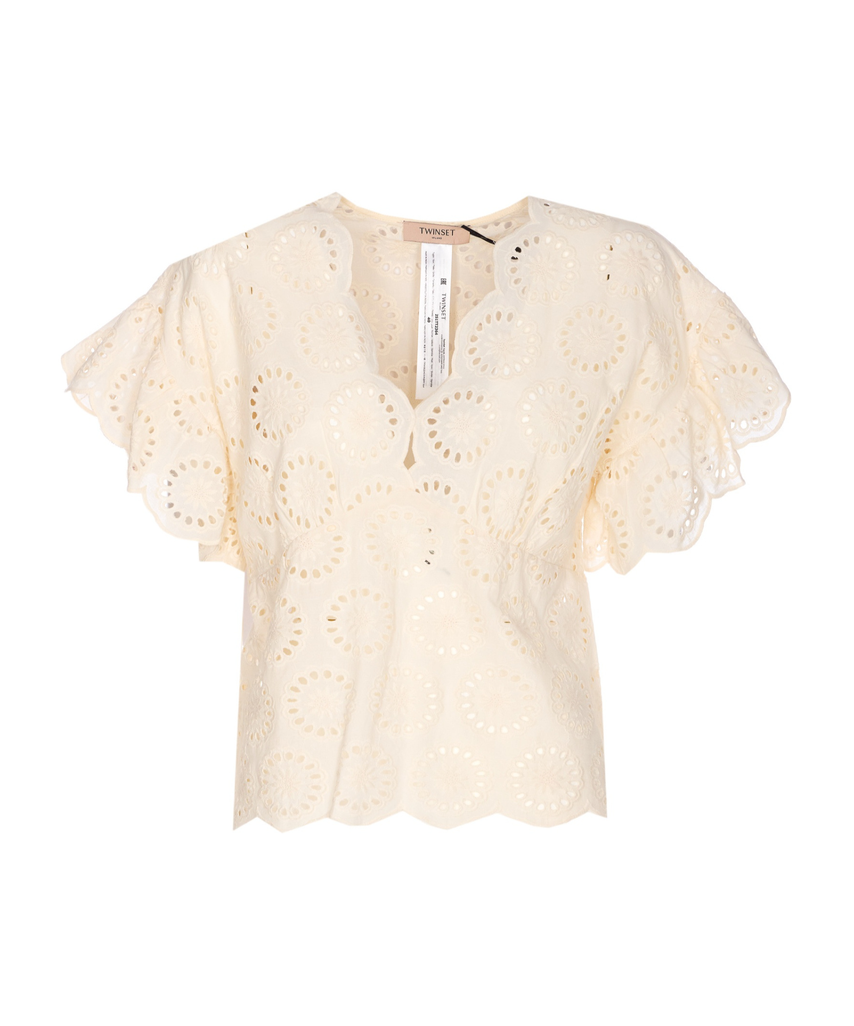 Shop Twinset Broderie-anglaise Blouse