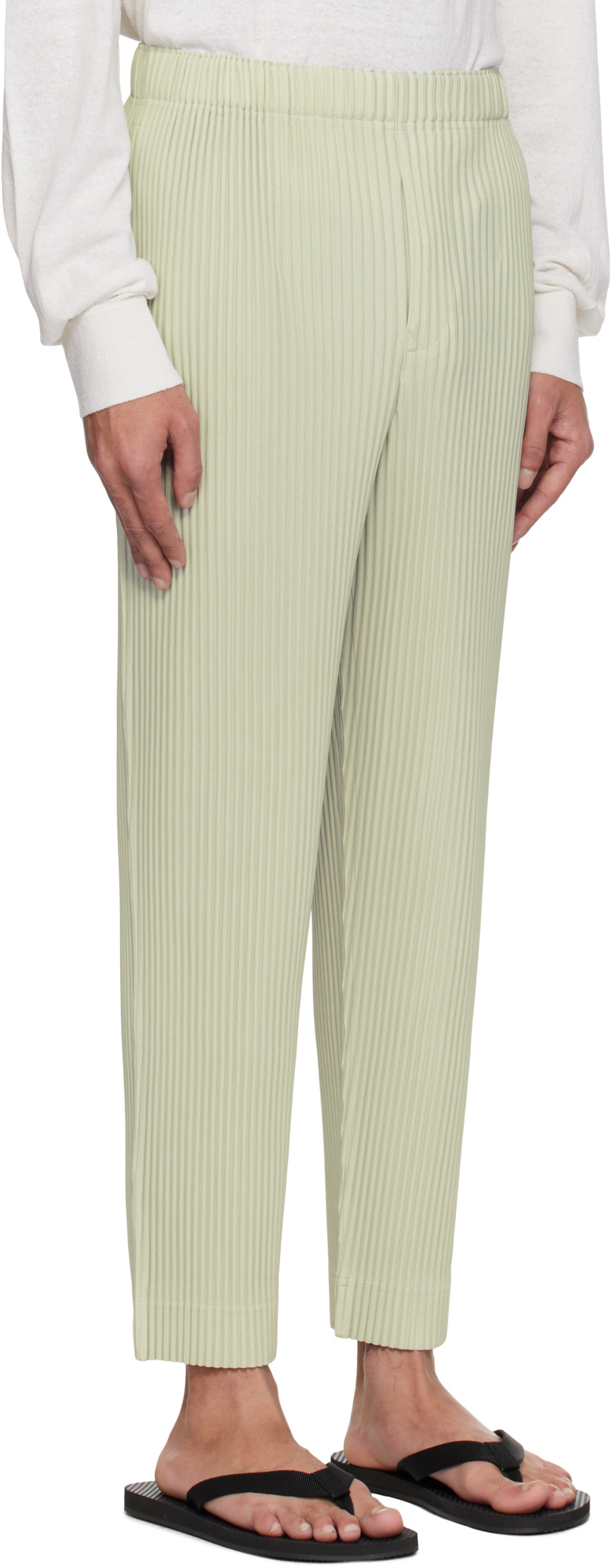 Issey Miyake Mc March Pants Green In Green
