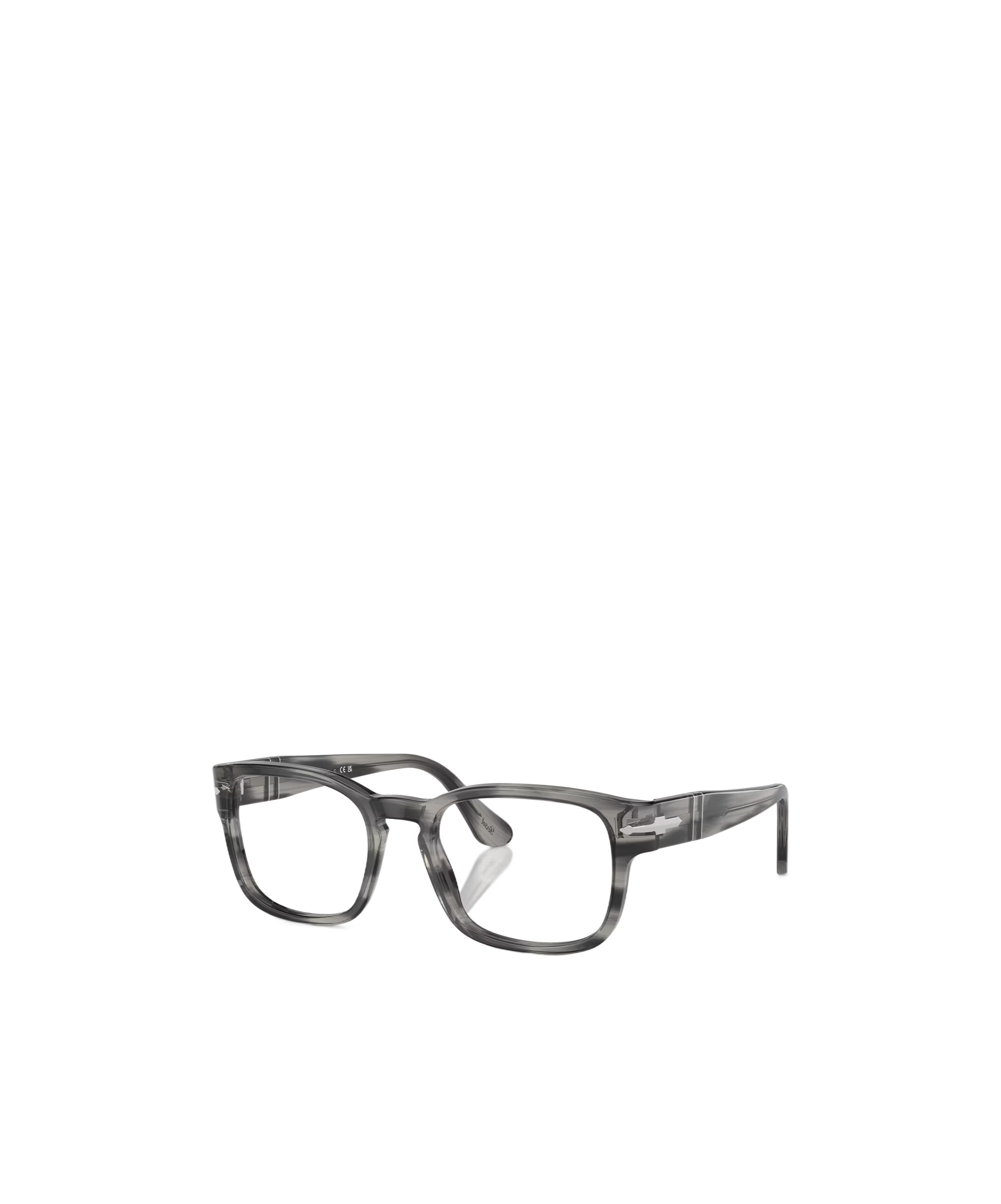 Persol Square Frame Glasses In Gray