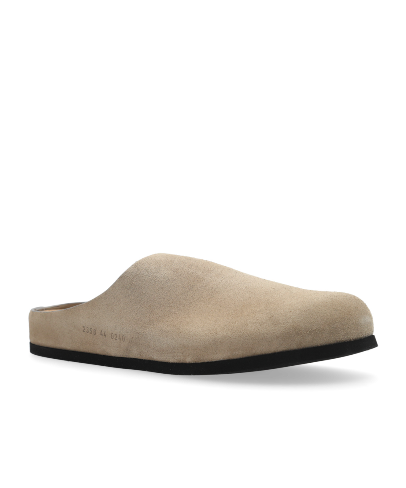 Common Projects Round Head Slippers In Gray
