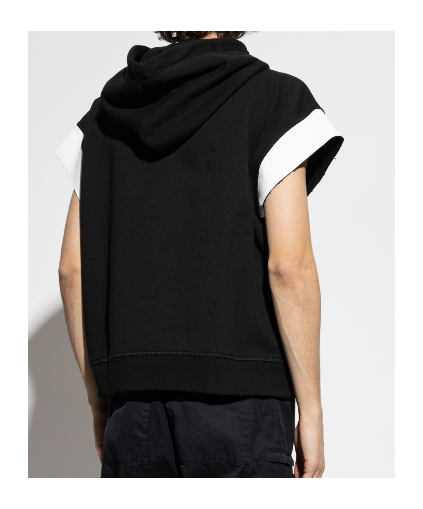 Dsquared2 Sleeveless Sweatshirt In Black