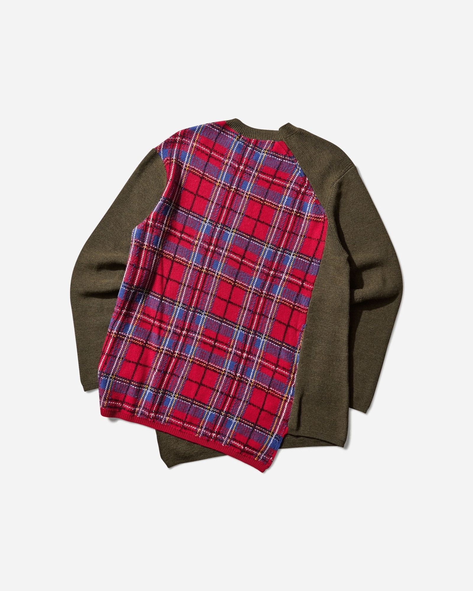 Comme Des Garçons Long-sleeved Sweater In Green