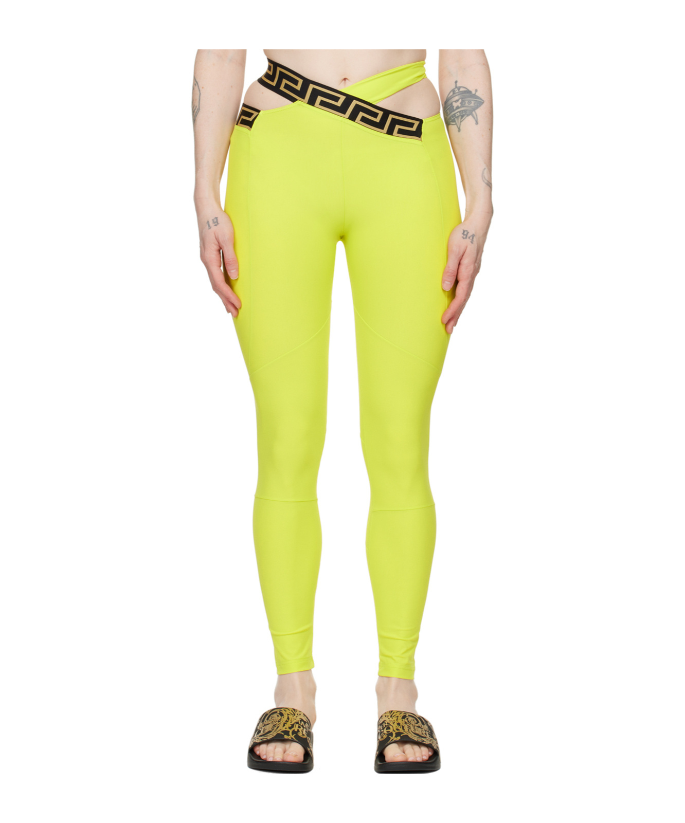 VERSACE SKINNY LEGGINGS 
