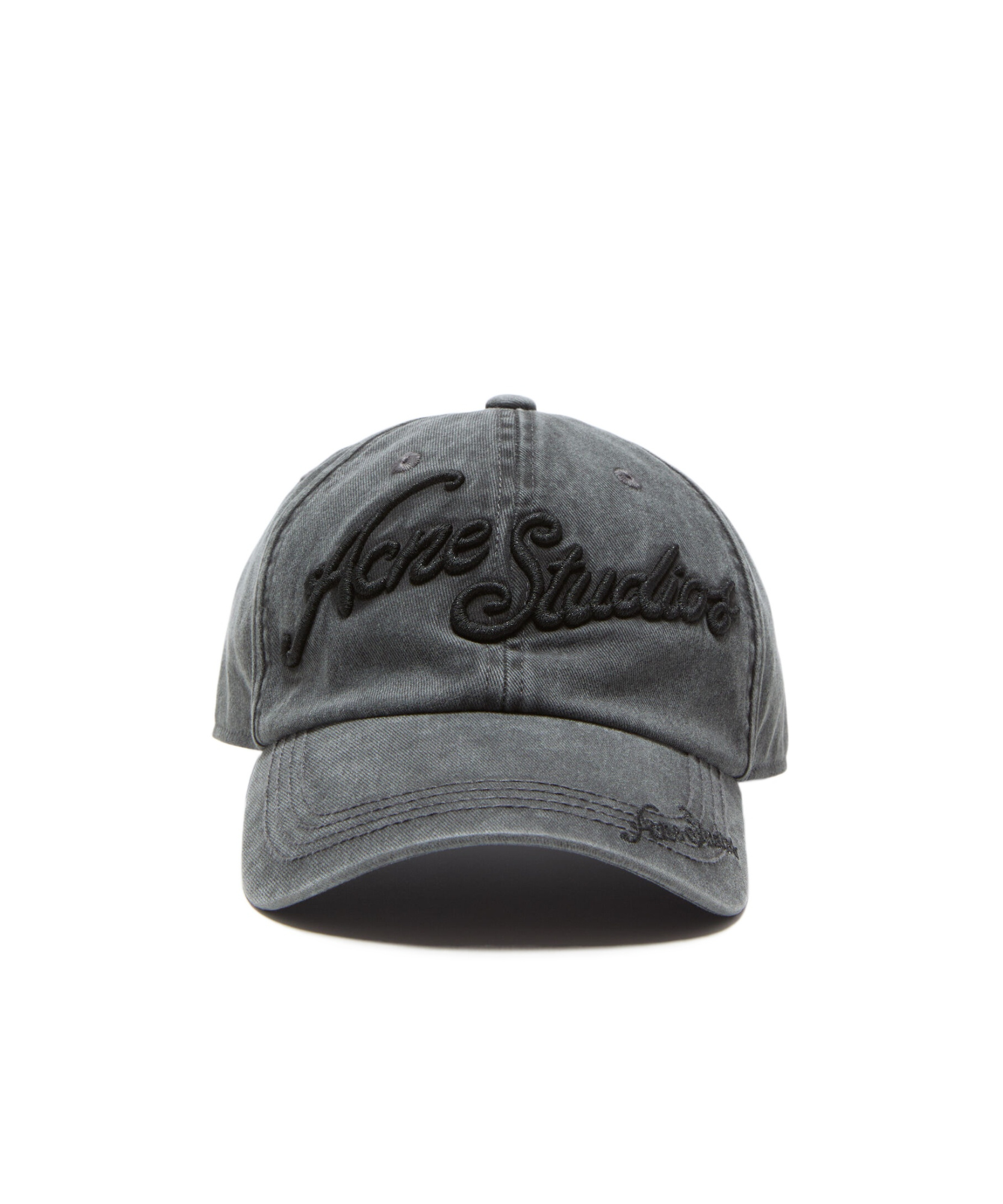ACNE STUDIOS LOGO-EMBROIDERED CAP 