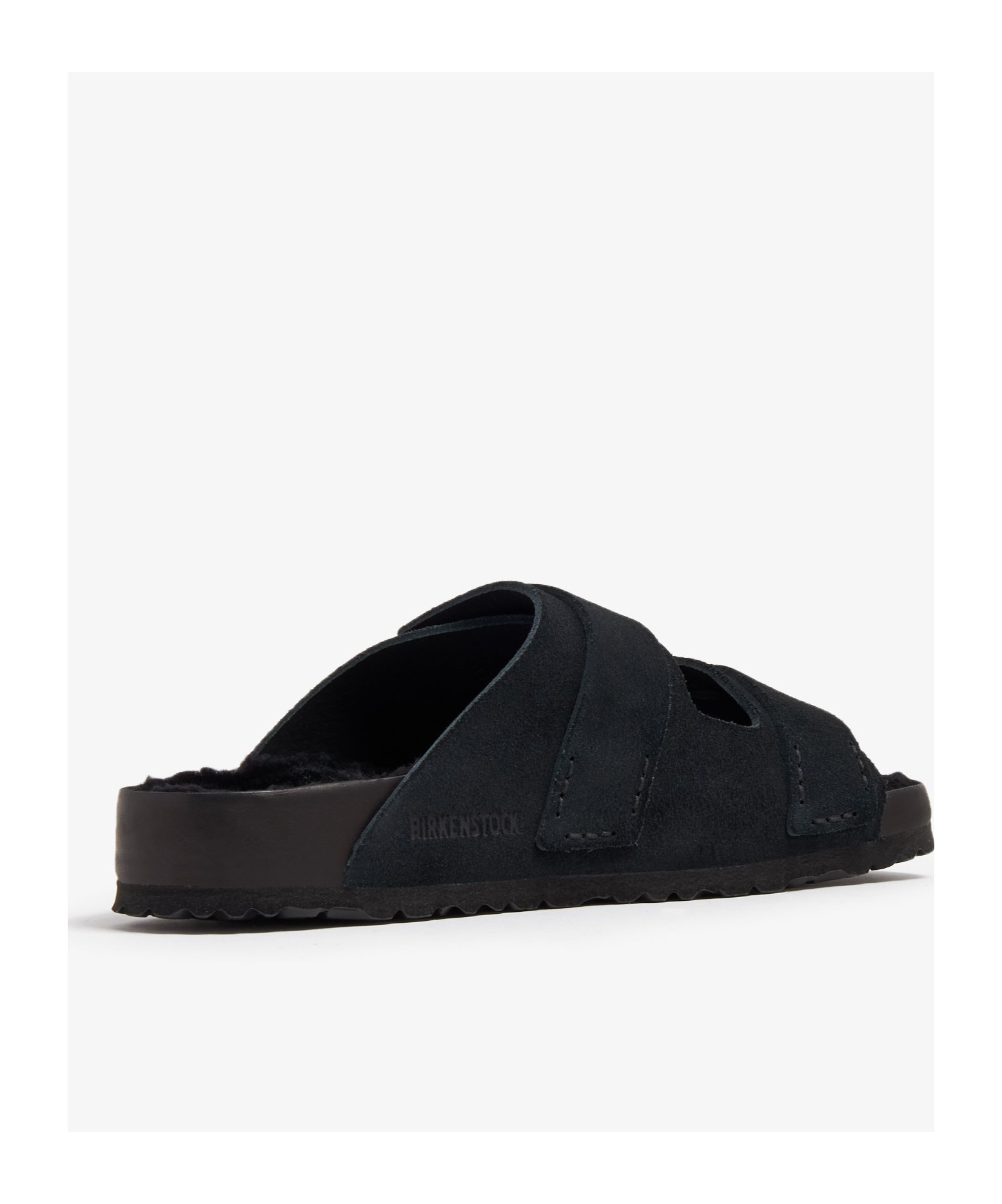 Birkenstock Round Head Slippers In Black