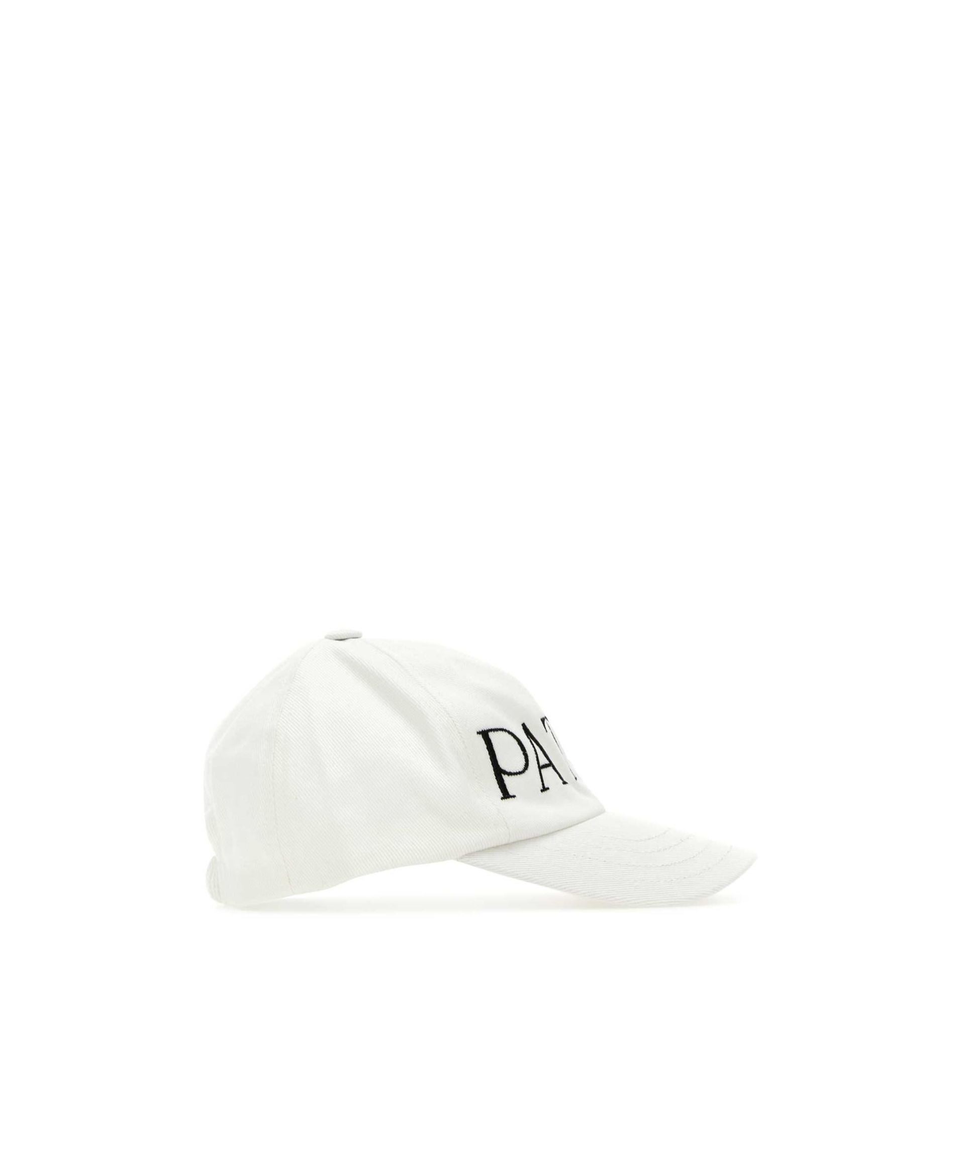 Patou Baseball Hat With Logo In White