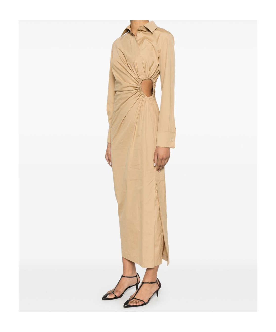 Max Mara Dress Woman Beige In Nude