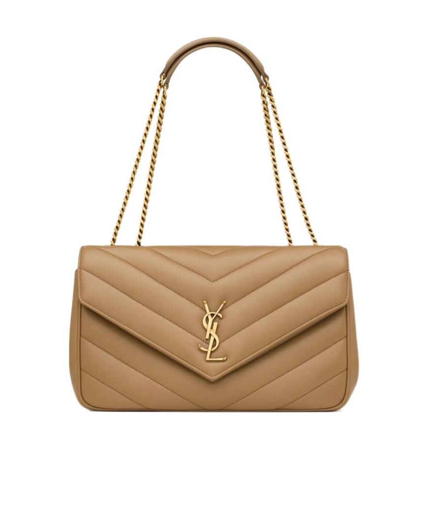 Saint Laurent Loulou Medium In Matelassé Lambskin