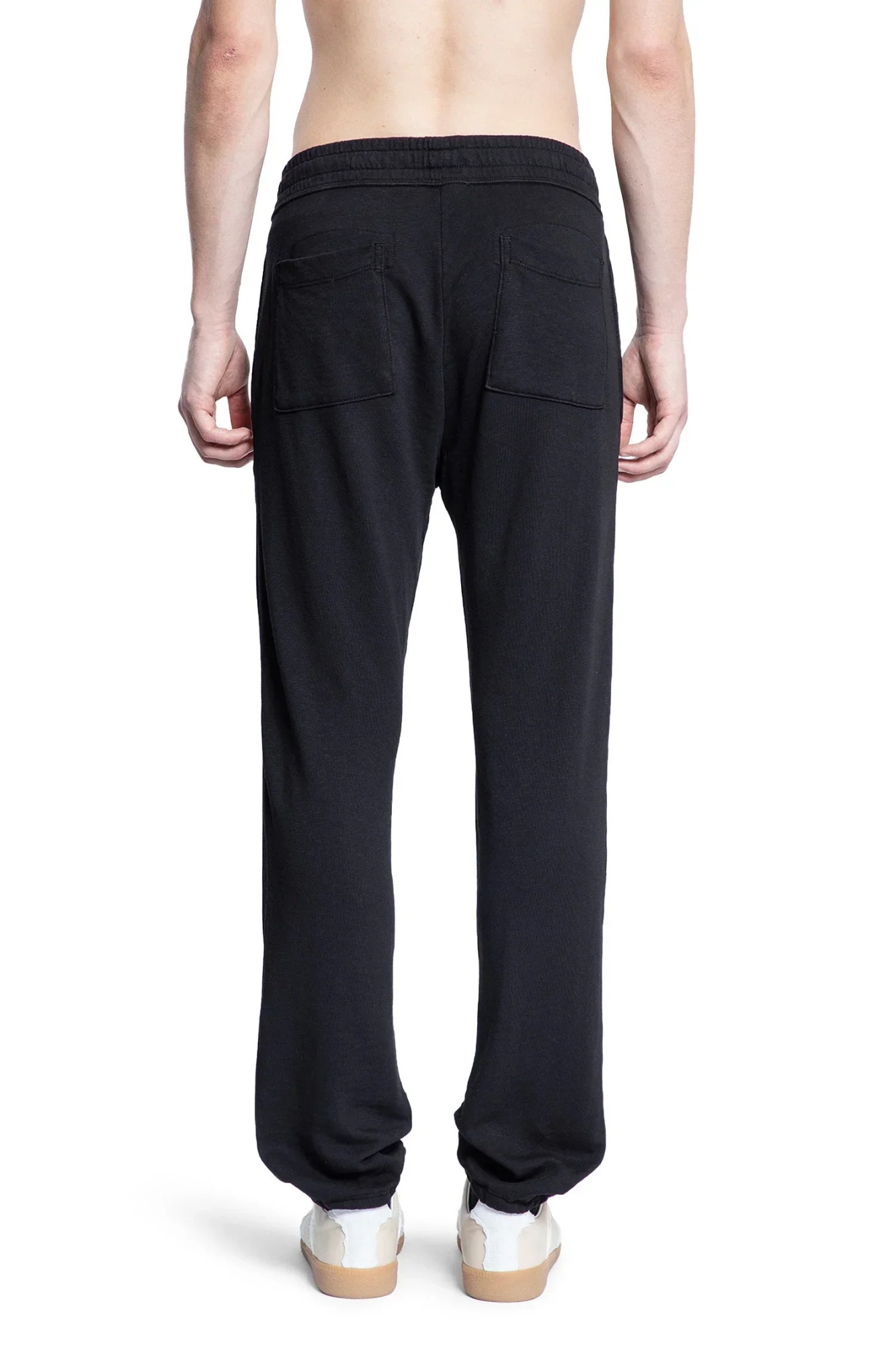 James Perse Drawstring-fastening Track Pants In Black