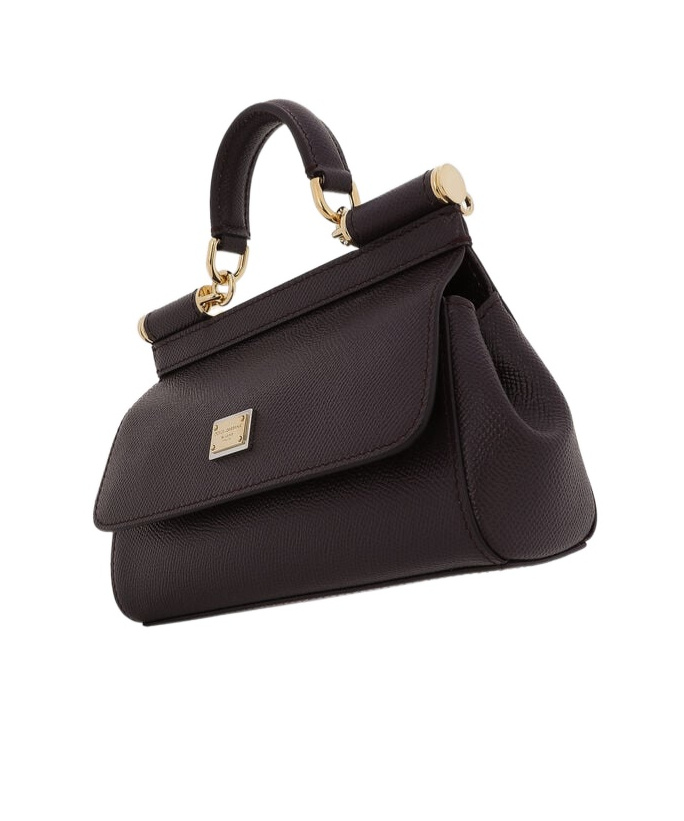Dolce & Gabbana Flip Shoulder Bag In Black