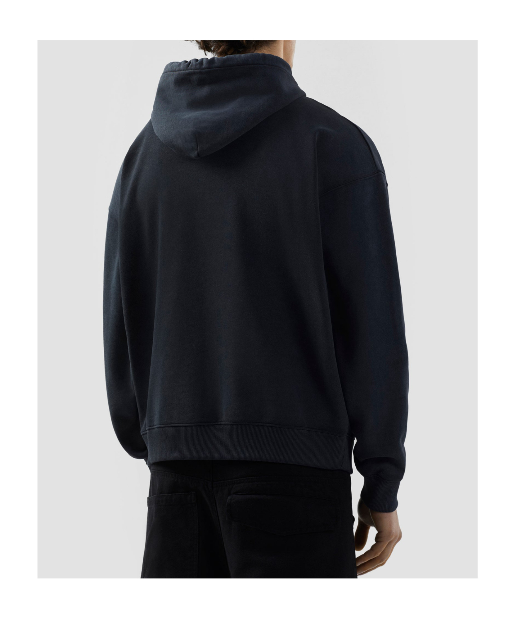 Gcds Logo-patch Hoodie In Black