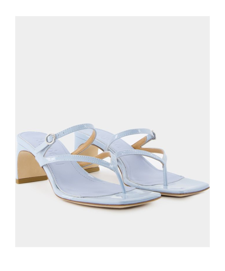 Aeyde Giselle Sandals - - Leather - Blue In Blue