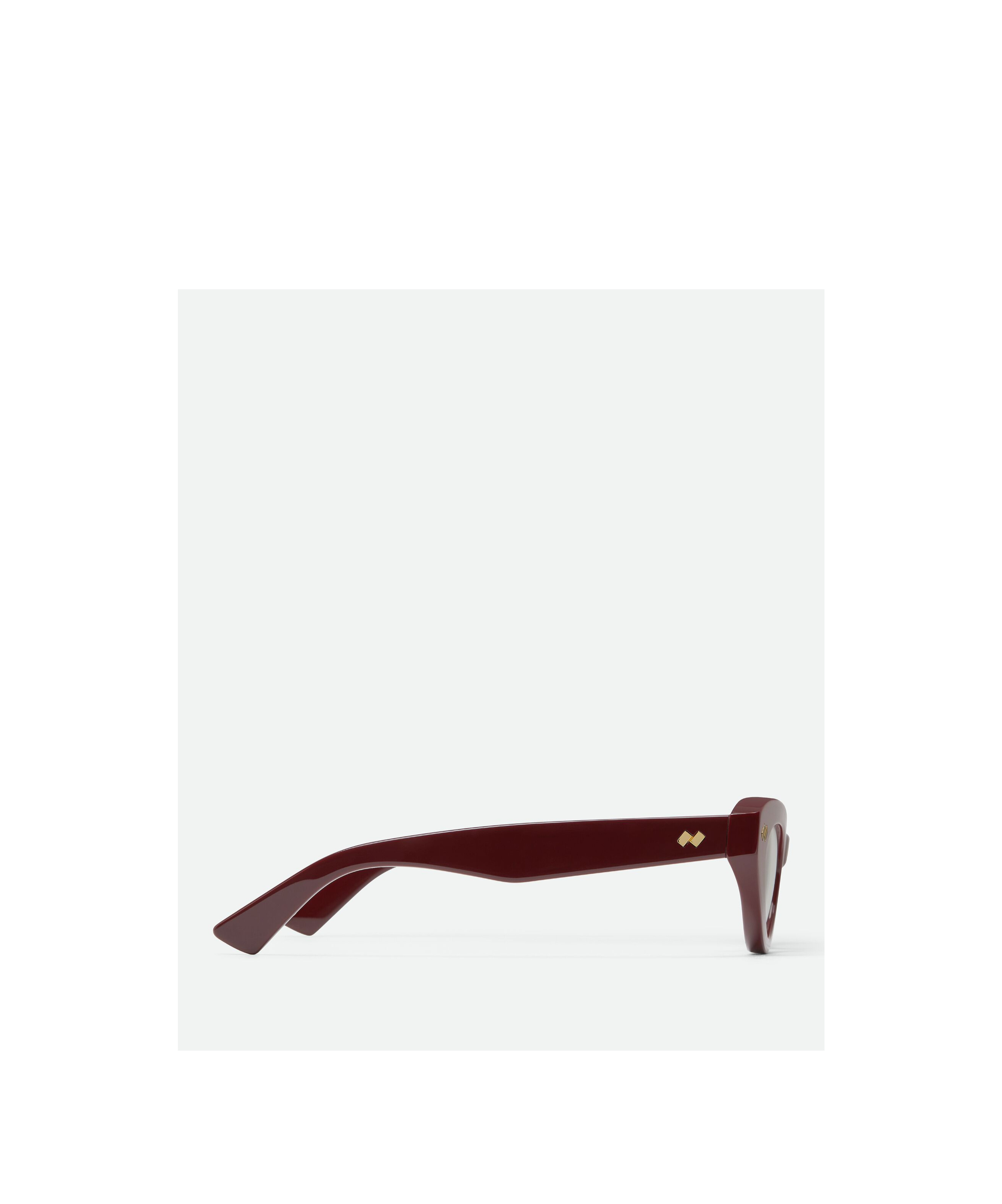Bottega Veneta Bv1350s Linea Ribbon 005 Burgundy Brown Sunglasses In Brown