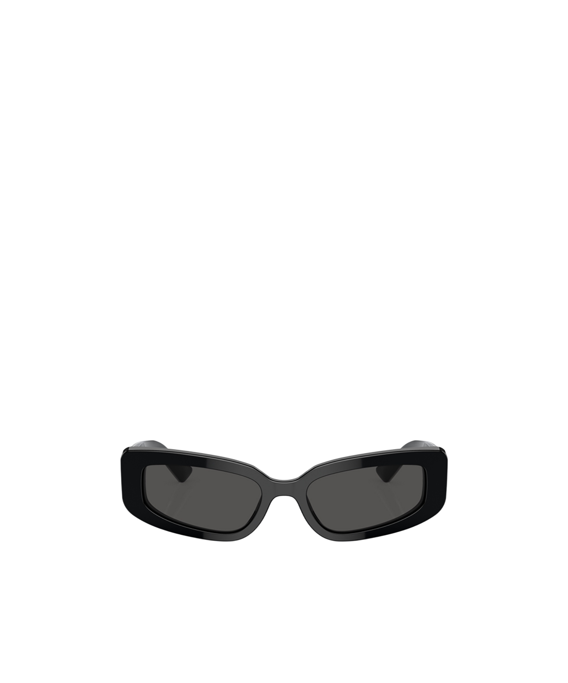 Dolce & Gabbana Dna Rectangle-frame Sunglasses In Black